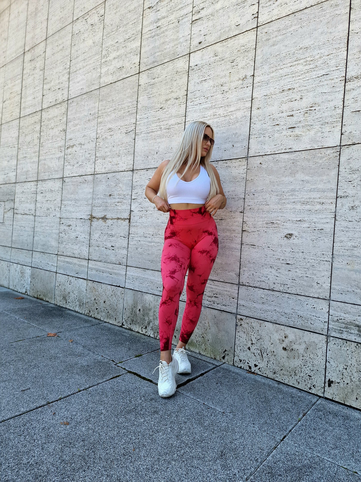 BeQueen Empower Leggings - Red